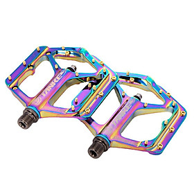 Bicycle Pedals Colorful Cycling Road Bike Pedals Non-slip Aluminium MTB Bike Pedals