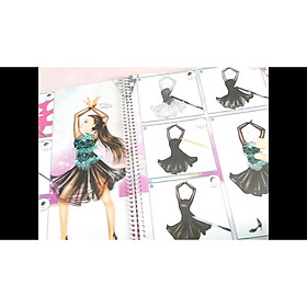 Hình ảnh Sách tô màu đồ chơi thiết kế thời trang TOPModel DANCE Colouring Book TM410959