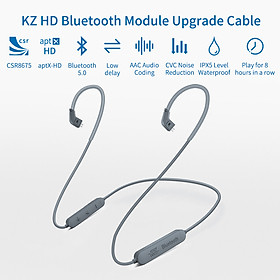 KZ HD Aptx CSR8675 Bluetooth Module Earphone Cable Bluetooth 5.0 Wireless Upgrade Cable Wire With 2PIN For KZ