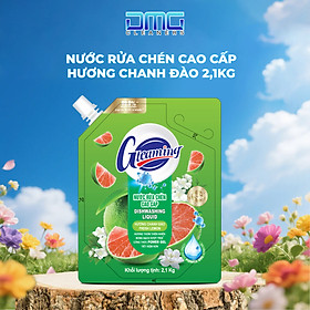 Túi Nước Rửa Chén Bát Cao Cấp Gleaming 2,1Kg Hương Chanh Đào