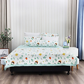 Bộ ga giường K-Bedding KMP chất liệu Microfiber bền chắc, kháng khuẩn (KHÔNG BAO GỒM CHĂN)