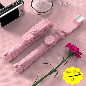 Mua Gậy selfie - Gậy chụp ảnh Bluetooth đa năng   có đèn  remote  dây sạc - Gậy chụp hình tự sướng tích hợp trippo 3 chân