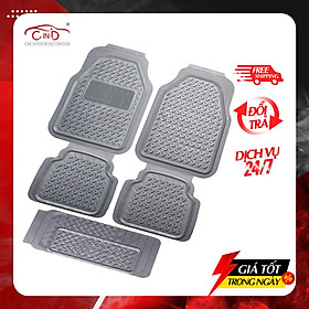 Bộ Thảm Lót Sàn Ô Tô PACKY PODA 6975 Màu Xám 4 Chỗ