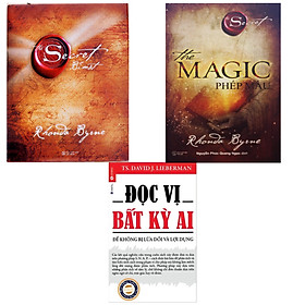 [Download Sách] combo 3 cuốn Bí mật - The secret + Phép màu magic + Đọc vị bất kỳ ai