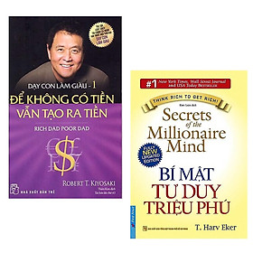 Combo sách hay về làm giàu : Để không có tiền vẫn tạo ra tiền + Bí mật tư duy triệu phú - Tặng kèm bookmark thiết kế