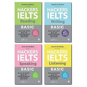 [Download Sách] Sách - Combo Hackers Ielts Basic (Bộ 4 Cuốn)