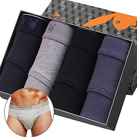 Set 4 Quần Lót Cotton Nam Playboy