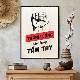 Mua Tranh gỗ TBIG 129 - Thành công nằm trong tầm tay