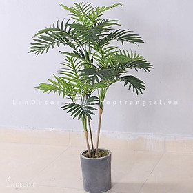 Mua Cây giả Lan Decor - Cây dừa trang trí (Cao 115cm  140cm)