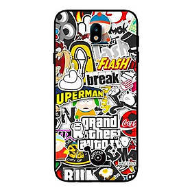 Ốp Lưng in cho Samsung J7 Pro Mẫu Tiểu Tiết logo - Hàng Chính Hãng