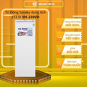 Mua Tủ đông đứng Sanaky VH-230VD 213 lít - Hàng chính hãng (chỉ giao HCM)