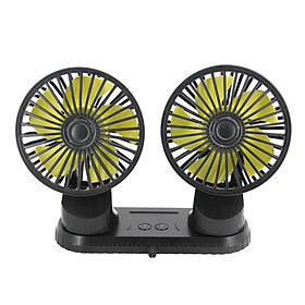 Mua Quạt Đôi Mini 360 Độ Công Suất Lớn F404  Để Trong Ô Tô  Để Bàn Làm Việc (Màu Ngẫu Nhiên)