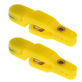 2pcs Padded Snap Release Clips for Weight, Planer Board, Kite, Offshore Fishing