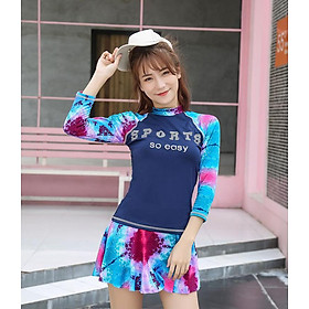 Váy bơi liền quần + áo tay dài
