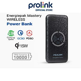 Mua Pin sạc dự phòng không dây chính hãng PROLiNK -  PPB1005 BLK 10000mAH thích hợp cho iPhone/Samsung/Sony