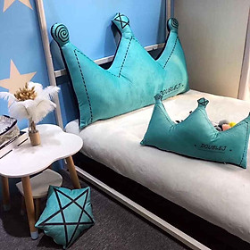 Gối Tựa Kê Đầu Giường Cute LIDACO, Vải Nhung Siêu Mềm Mịn - Nơ Hồng Fashional