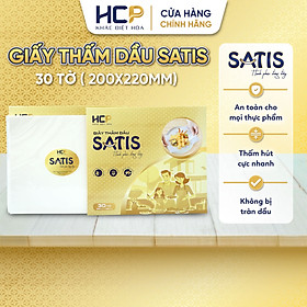 Mua Giấy thấm dầu thực phẩm SATIS Thấm Hút Nhanh Không Tràn Dầu An Toàn Cho Sức Khỏe