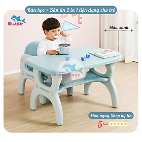 Mua Bộ bàn học cho bé 2 in 1   Nhựa nguyên sinh cao cấp dày dặn chắc chắn