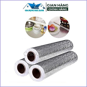 Giấy bạc dán tường nhà bếp chống thấm dầu mỡ, cách nhiệt cho nhà bếp