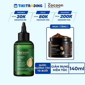 Nước dưỡng tóc tinh dầu bưởi Cocoon 140ml - NEW
