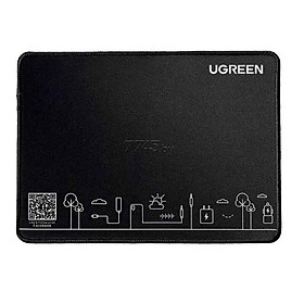 Ugreen 27508 tấm lót chuột mouse pad màu đen CY016 20027508