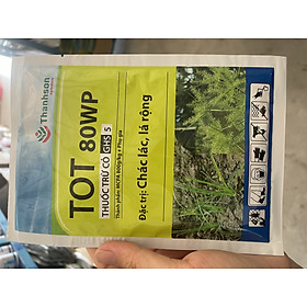 Mua Tot 80WP - Thuốc đặc trị diệt cỏ chác lác  cỏ lá rộng  rau mác  rau muống  lục bình