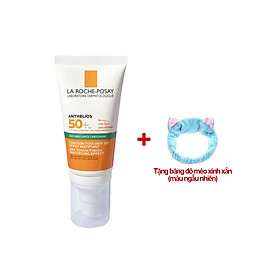 Kem Chống Nắng Không Màu Kiểm Soát Dầu La Roche-Posay Anthelios XL Dry Touch Gel-Cream SPF 50+ UVB & UVA (50ml) tặng kèm băng đô mèo xinh xắn