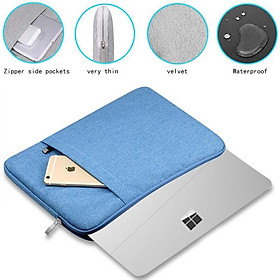 Túi Đựng Laptop Microsoft Surface 2/3/RT/Sách 1/2/Laptop 1/2/3/Pro 2/3/4/6/7/Pro X Kinh Doanh Laptop Di Động Túi - blue