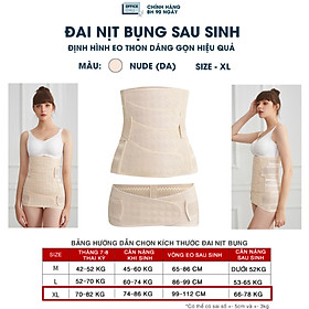 Đai Nịt Bụng Định Hình Eo Sau Sinh OFFICE CHILL Gen Định Hình Giữ Dáng Sau Sinh Hiệu Quả - Màu Nude - Size XL
