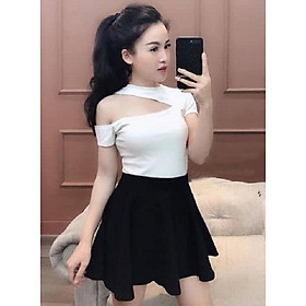 Áo Trễ Vai Thun Cotton đẹp LB017