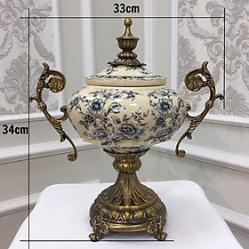 Mua Bình trang trí tạo hình cup họa tiết hoa dùng để trang trí phong cách tân cổ điển sang trọng  đẳng cấp