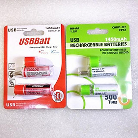 Mua Pin tiểu AA NIMH 1450mA sạc cổng USB