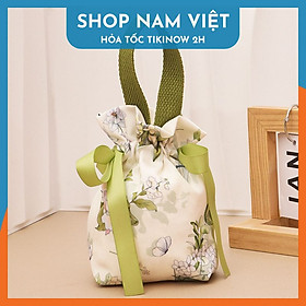 Túi Vải Canvas Đựng Bánh Kẹo, Quà Tặng Tết