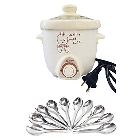 Mua Nồi tiềm yến DDG-7C Nắp Kính LOẠI TỐT 0 7L +Tặng kèm 10 muỗng súp inox