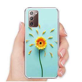 Ốp lưng điện thoại SAMSUNG GALAXY NOTE 20 - Silicone dẻo - 0468 SUNFLOWER02 - Hàng Chính Hãng