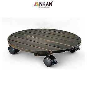 Đế Lót Chậu Cây Có Bánh Xe ANKAN - Lắp Ráp Theo Ý Khách Hàng Chọn Kích Thước Đế Và Tải Trọng Của Đế - Hàng Chính Hãng