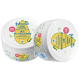 Phấn Rôm Tinh Bột Bắp Johnson & Johnson Baby 140g*2 Hũ