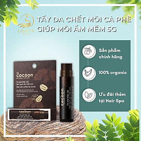 Tẩy da chết môi cà phê Đắk Lắk Cocoon môi ẩm mềm 5g Lamita Hair Spa - LS044 - The Cocoon Original Vietnam