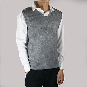 Áo gile len nam nư KING ghile len nam cao cấp form rộng cao cấp giá rẻ T001