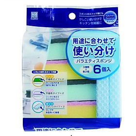 Mua Bộ 06 miếng mút rửa chén bát Kokubo