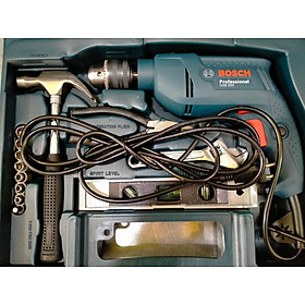 MÁY KHOAN ĐỘNG LỰC 550W 13MM BOSCH GSB 550 (BỘ SET VALY 19 MÓN PHỤ KIỆN) - HÀNG CHÍNH HÃNG