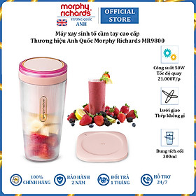 Máy Xay Sinh Tố Dạng Cốc Cầm Tay Morphy Richards MR9800 Xay Mọi Lúc Mọi Nơi 300ml (50W) - HÀNG NHẬP KHẨU