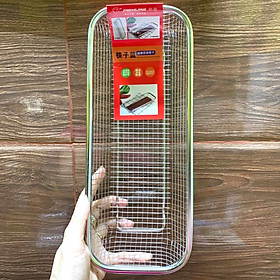 Mua Rổ inox dày không gỉ size 31x12x5.5 cm