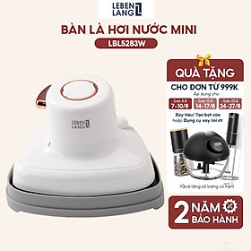 Mua Bàn là hơi nước cầm tay mini Lebenlang LBL5283  công suất 800W  nhỏ gọn tiện lợi  bảo hành 2 năm - hàng chính hãng