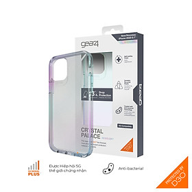 Ốp lưng chống sốc Gear4 D3O Crystal Palace iPhone - Công nghệ chống sốc độc quyền D3O, kháng khuẩn, tương thích tốt với sóng 5G - Hàng chính hãng