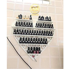 Mua Kệ nail để sơn móng tay  mỹ phẩm - Hình Trái Tim  mẫu mới - đẹp hiện đại