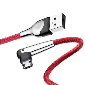 Mua Cáp sạc nhanh chống gãy đứt MVP BASEUS đầu bọc hợp kim (gập 90 độ chuẩn Micro USB 2 chiều) hỗ trợ Game thủ - Hàng chính Hãng