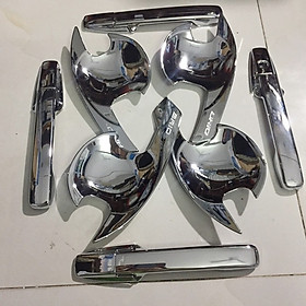 Bộ Ốp Tay Cầm Và Chén Cửa Dành Cho Xe Honda Brio 2019-2020