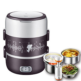 Mua HỘP ĐỰNG CƠM 3 TẦNG CẮM ĐIỆN Ủ NÓNG