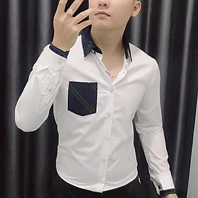 ÁO SƠ MI NAM VÃI LỤA KHÔNG NHĂN,CHẤT LIỆU VÃI THOÁNG MÁT,HỌA TIẾT TRƠN NHƯNG KHÔNG KÉM PHẦN QUAN TRỌNG KHÁNH AN FASHION